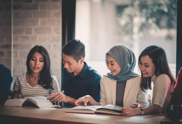 Students collaborating